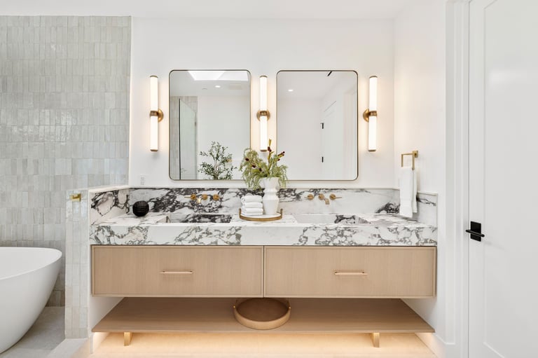Modern luxury spa interior for hair care treatments